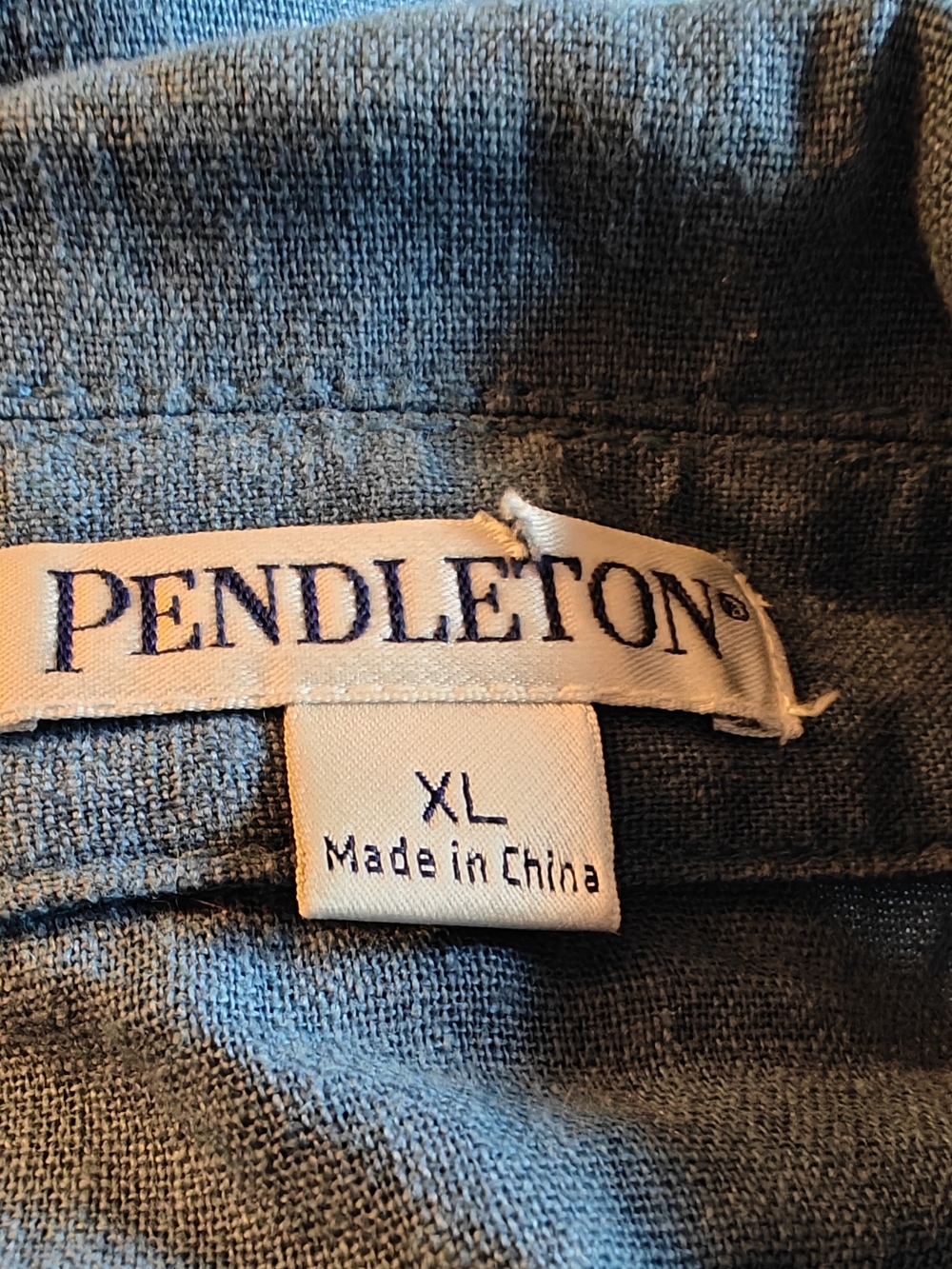 Pendleton Light Blue Button-Front Utility Jacket - Picture 6 of 7
